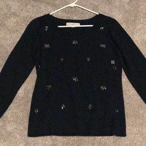 NWT LOFT Embellished Sweater